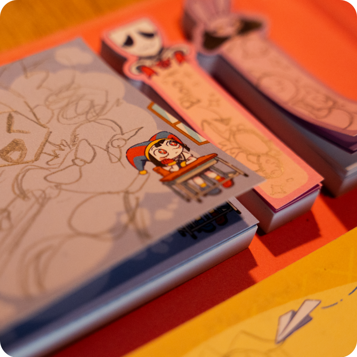 Digital Circus Anime Stationery Set