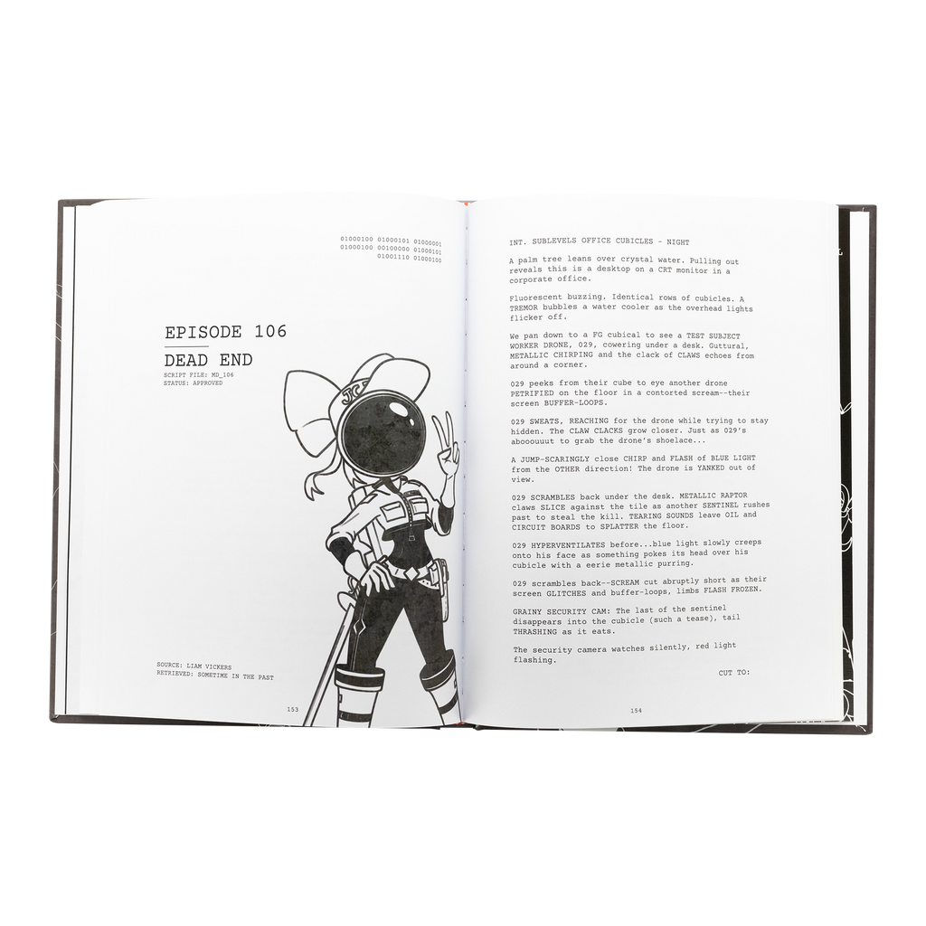 Murder Drones Script Book